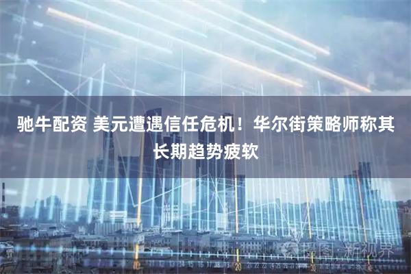 驰牛配资 美元遭遇信任危机！华尔街策略师称其长期趋势疲软