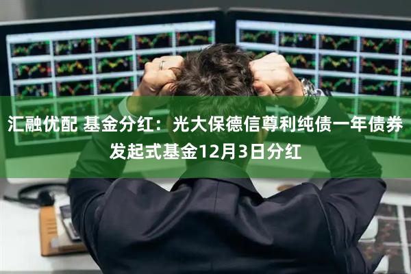 汇融优配 基金分红：光大保德信尊利纯债一年债券发起式基金12月3日分红