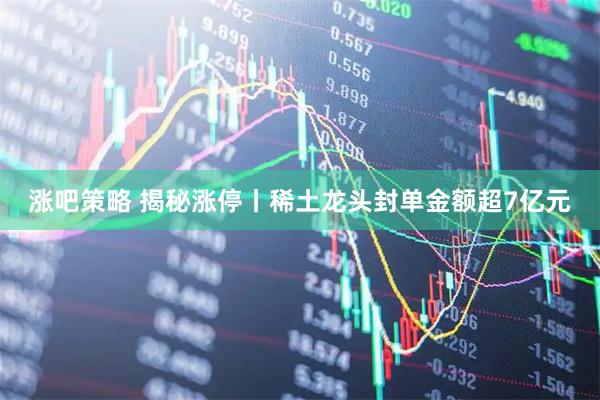 涨吧策略 揭秘涨停丨稀土龙头封单金额超7亿元